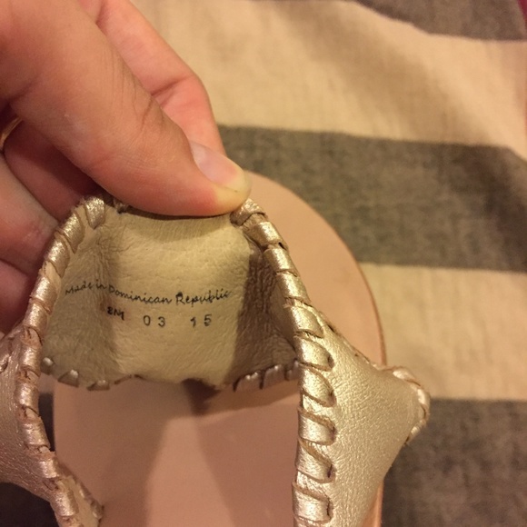 Jack Rogers Gold Capri Sandal - Picture 6 of 8